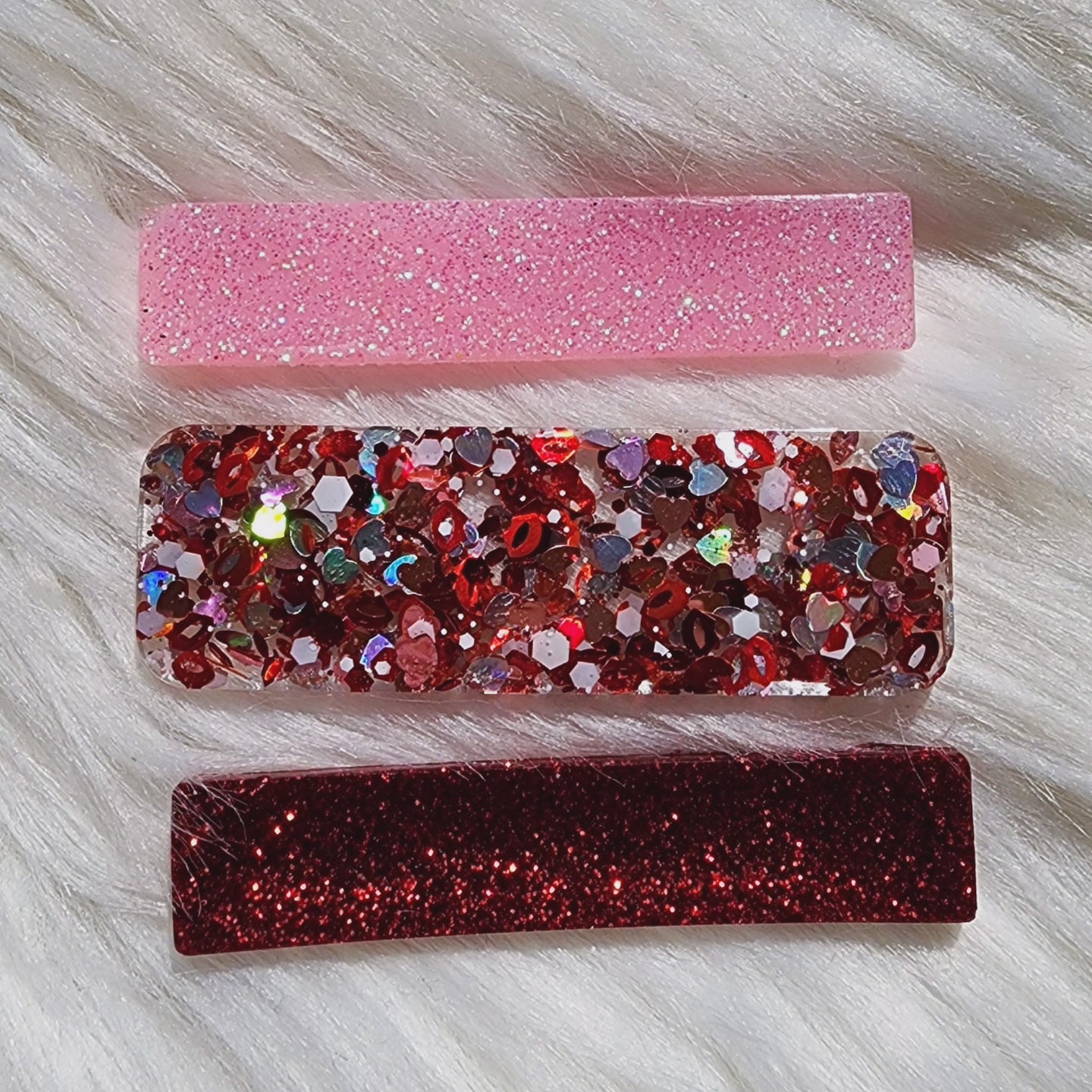Be My Valentine Hair Clip Set