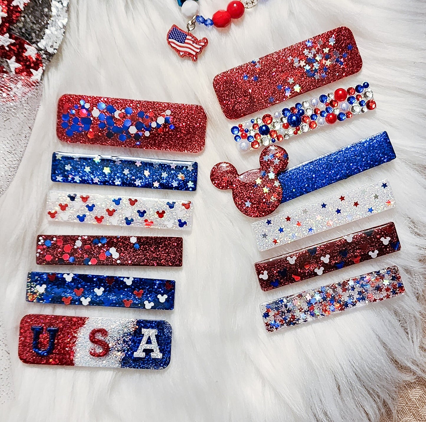 Red White and Blue Clips - 4th of July Clips