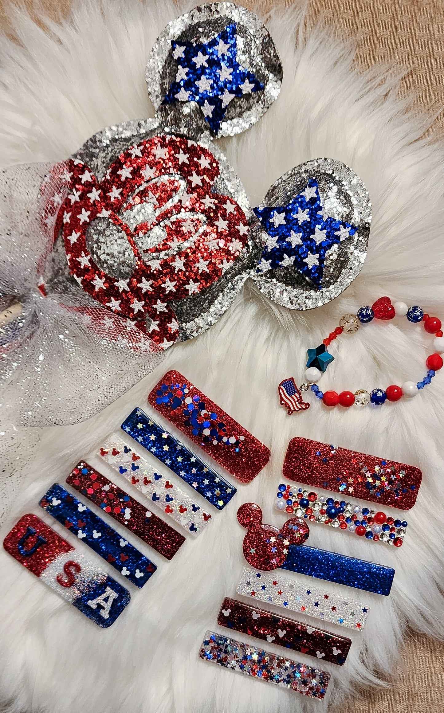 Red White and Blue Clips - 4th of July Clips