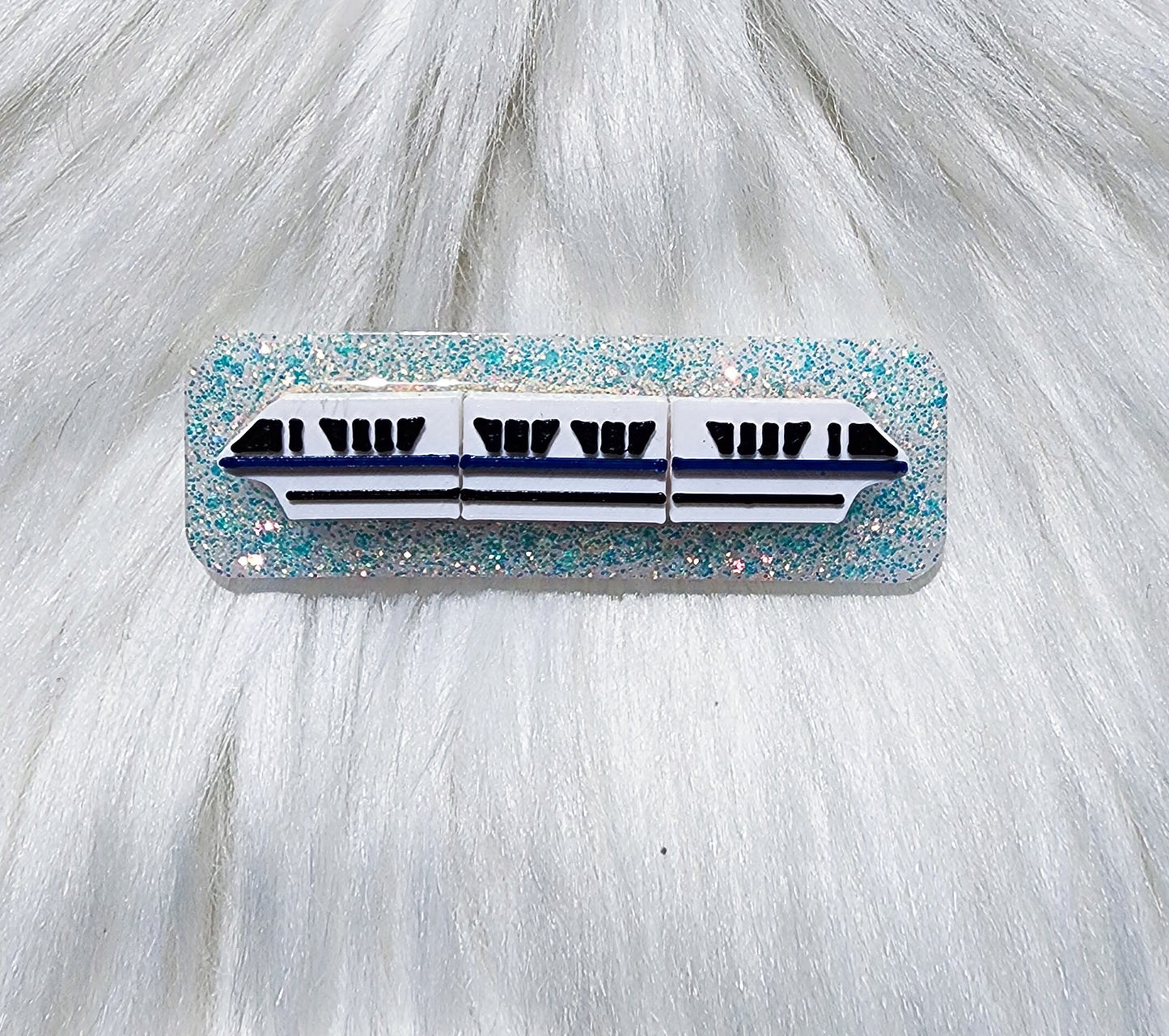 Monorail Clip (Choose Stripe Color)