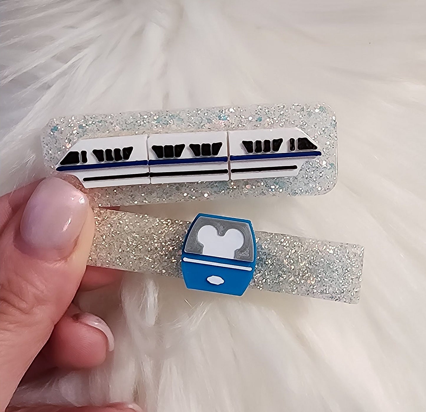 Skyliner Hair Clip (Choose Stripe Color)