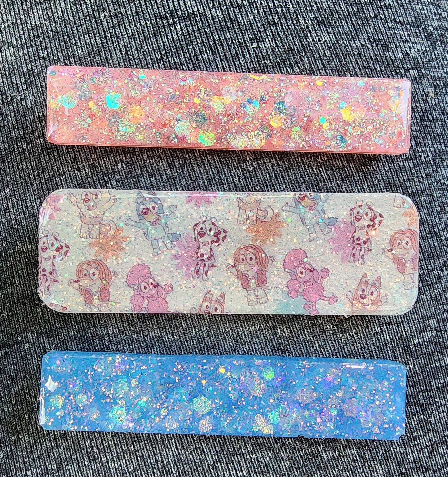 Spring Blue Dog & Friends Clip Set