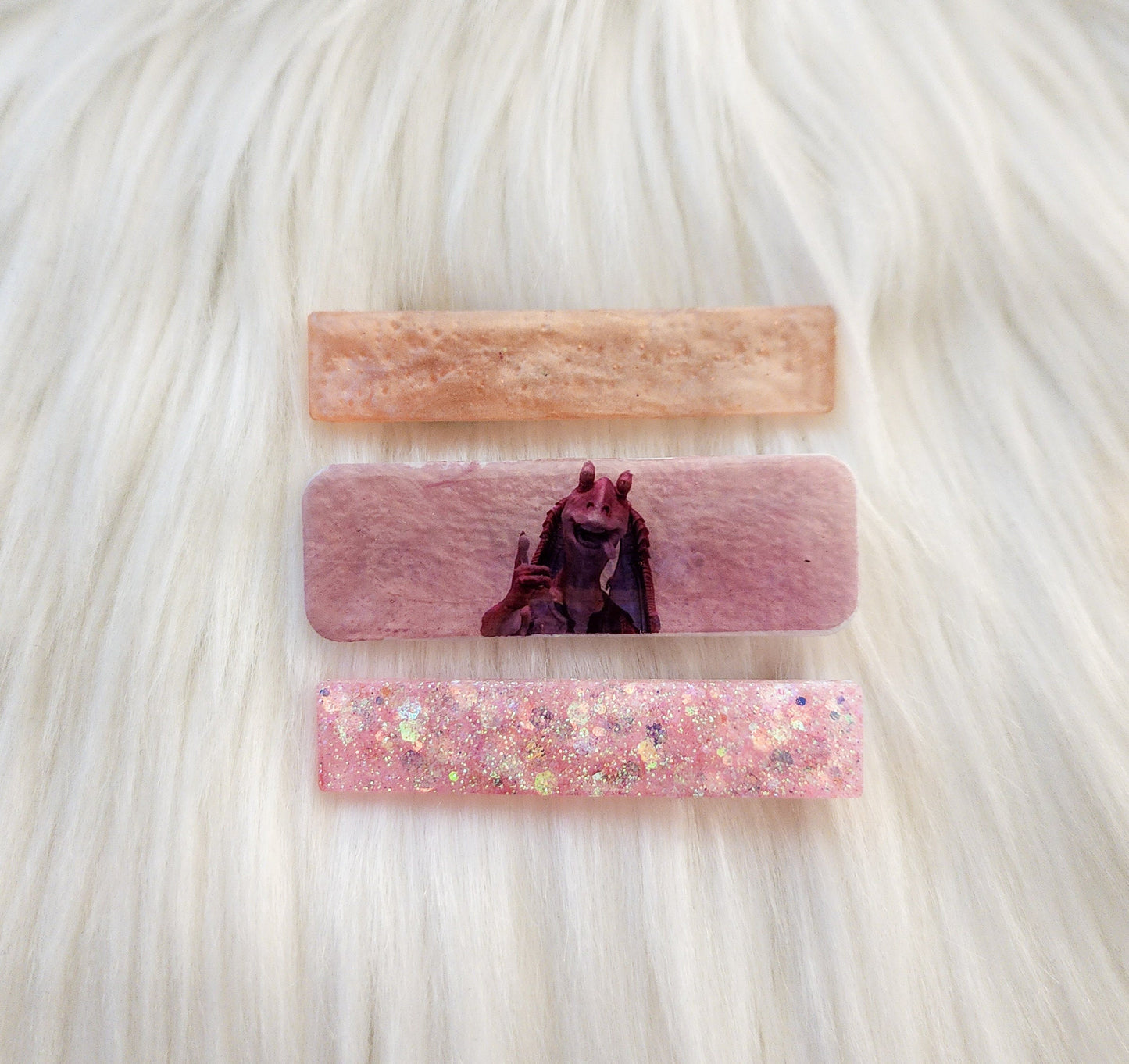 Jar Jar Binks / The Lake Dress Inspired Hair Clips