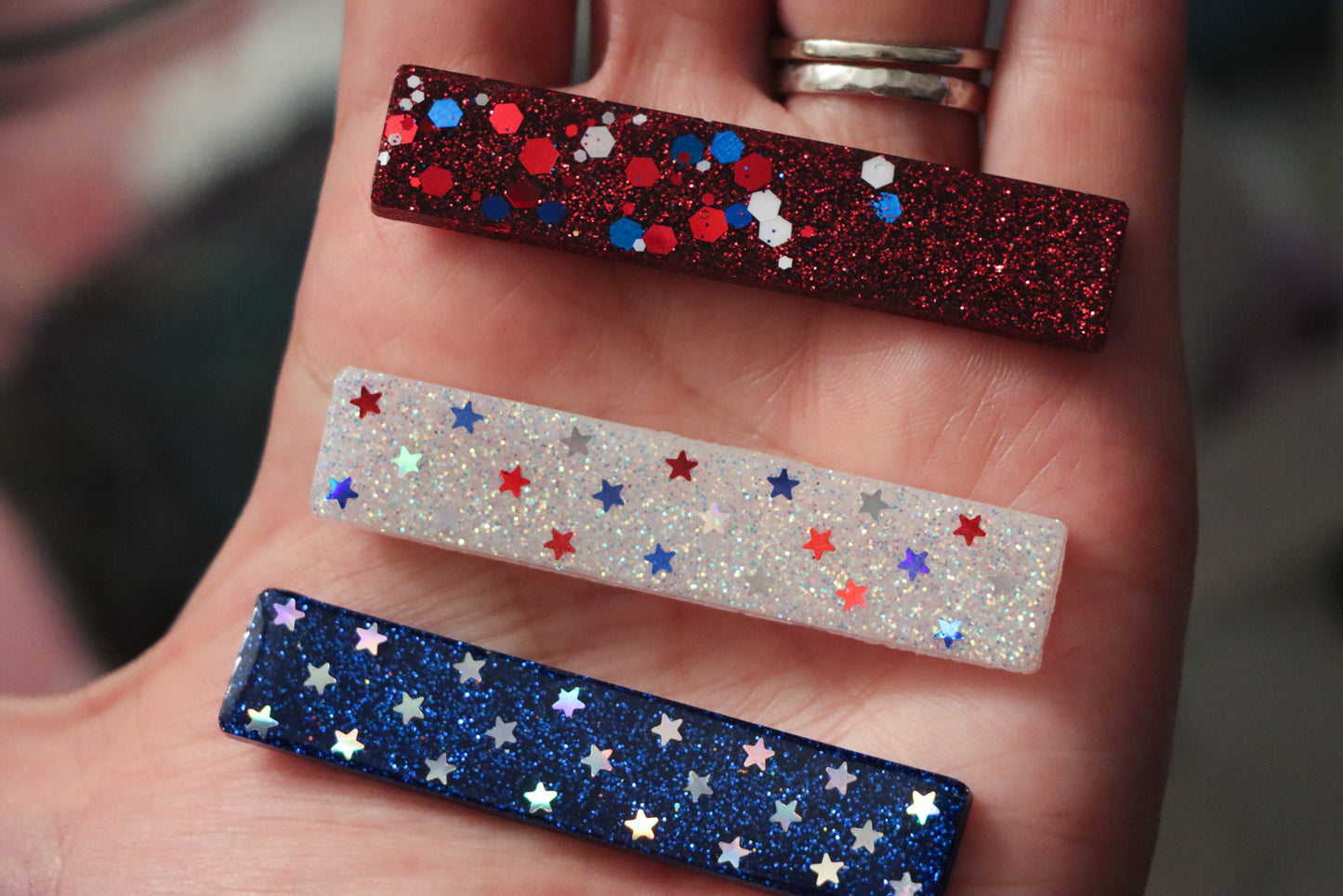 Patriotic Clips (Set or Individual)