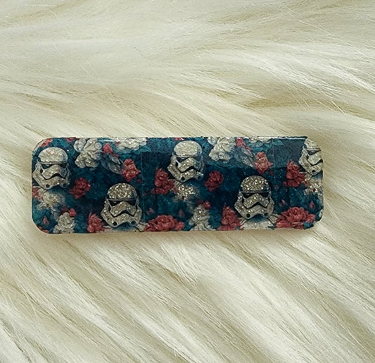 Floral Trooper Hair Clip