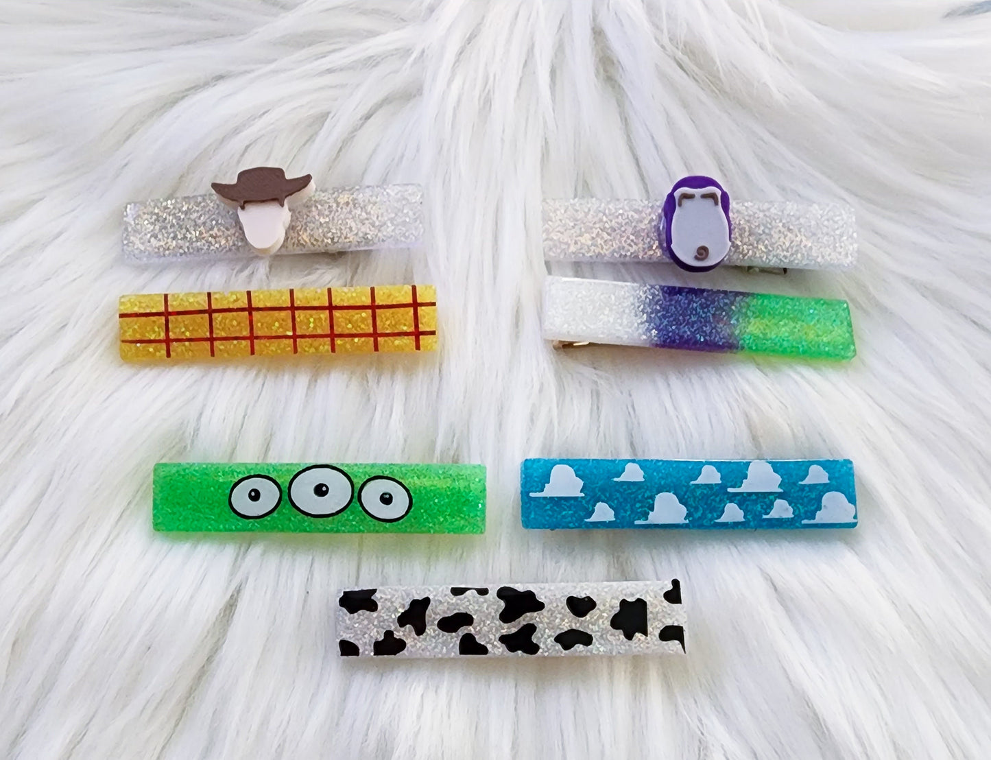 Toy Story Inspired Hair Clips