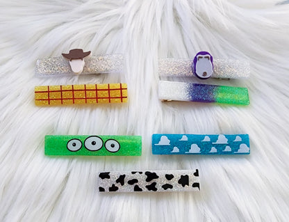 Toy Story Inspired Hair Clips