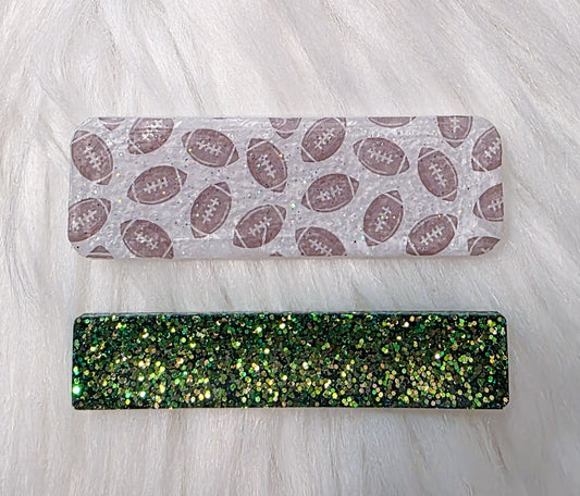 Coordinating T&V Football Prints