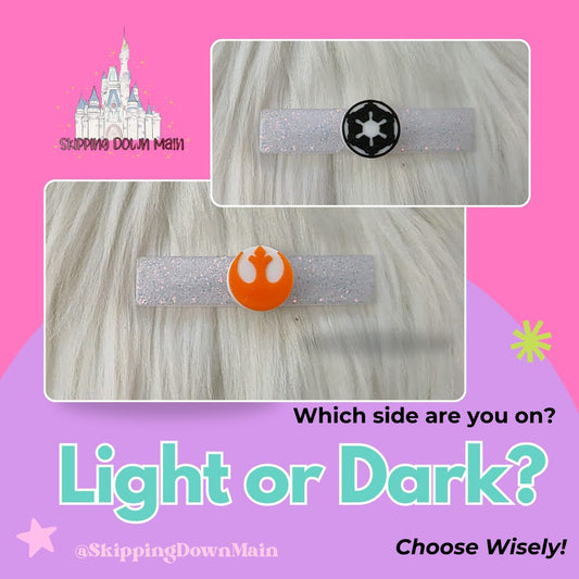 Rebel vs. Imperial Hair Clips