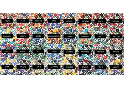Coordinating T&V Football Prints