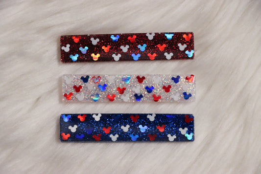 Patriotic Mouse Clips (Set or Individual)