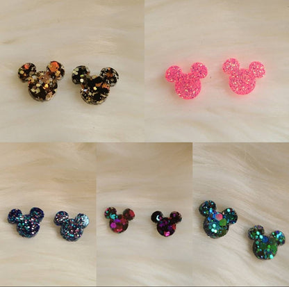 Mouse Stud earrings - choose your color